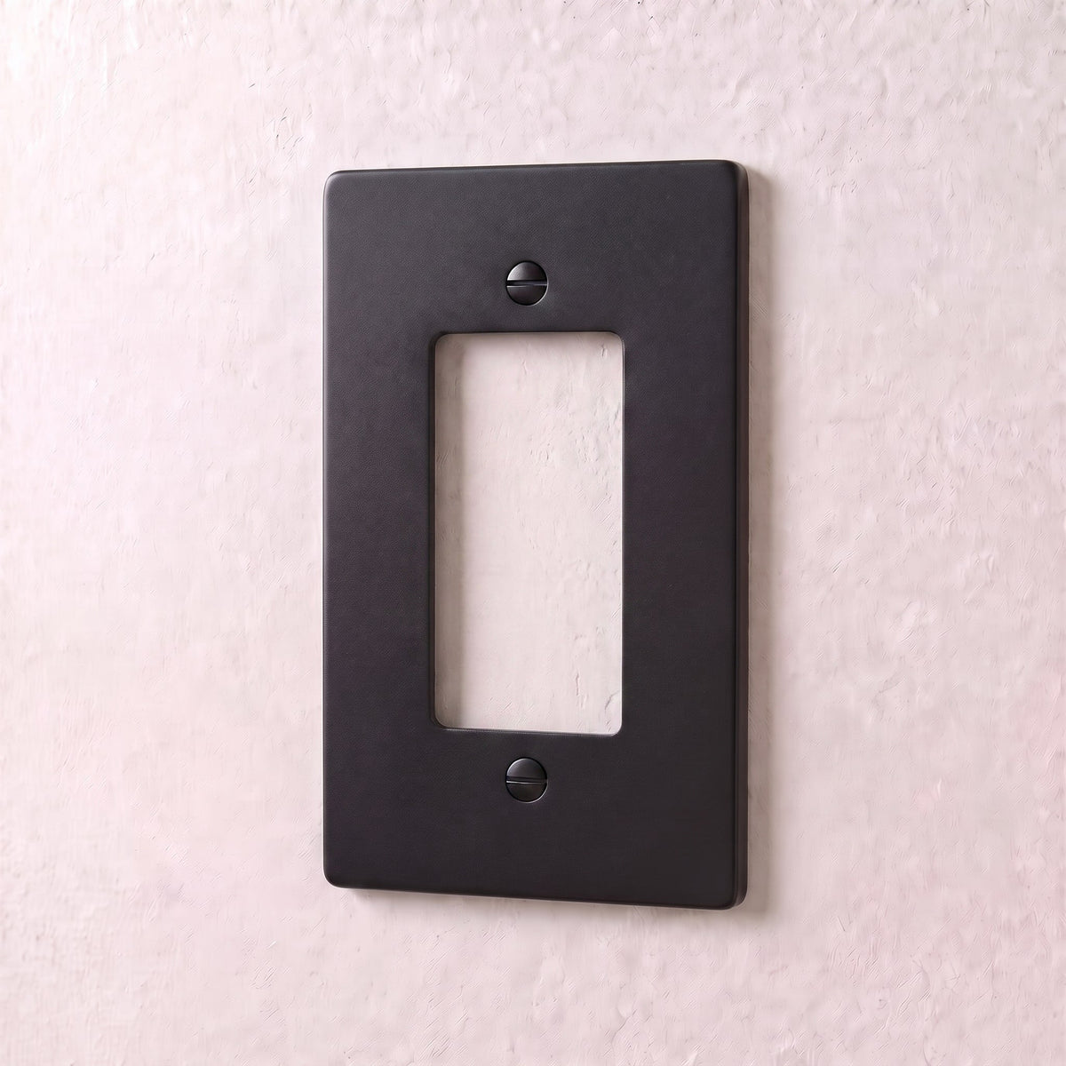 Brass Wall Plate (1-5 Gang), full fitting view (2)