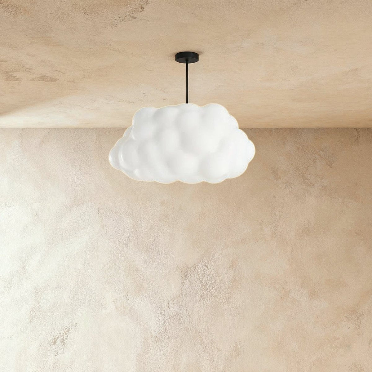 Cloud Nine Metal Pendant Light, second close up of the finish and material