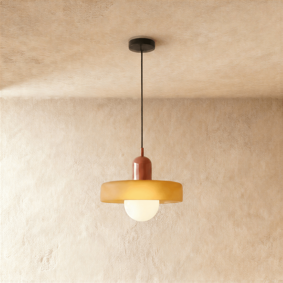 Cride Metal Pendant Light, second close up of the finish and material