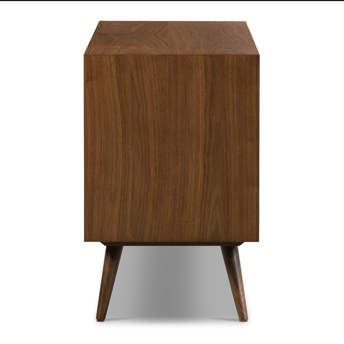 Cura 71" Walnut Sideboard, side profile