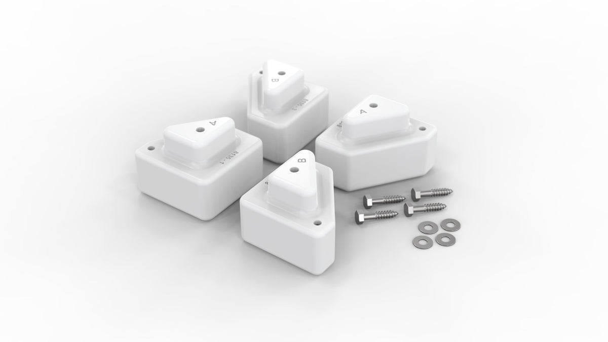 Deck Chaise Lounge Risers, 2 Inch, studio shot