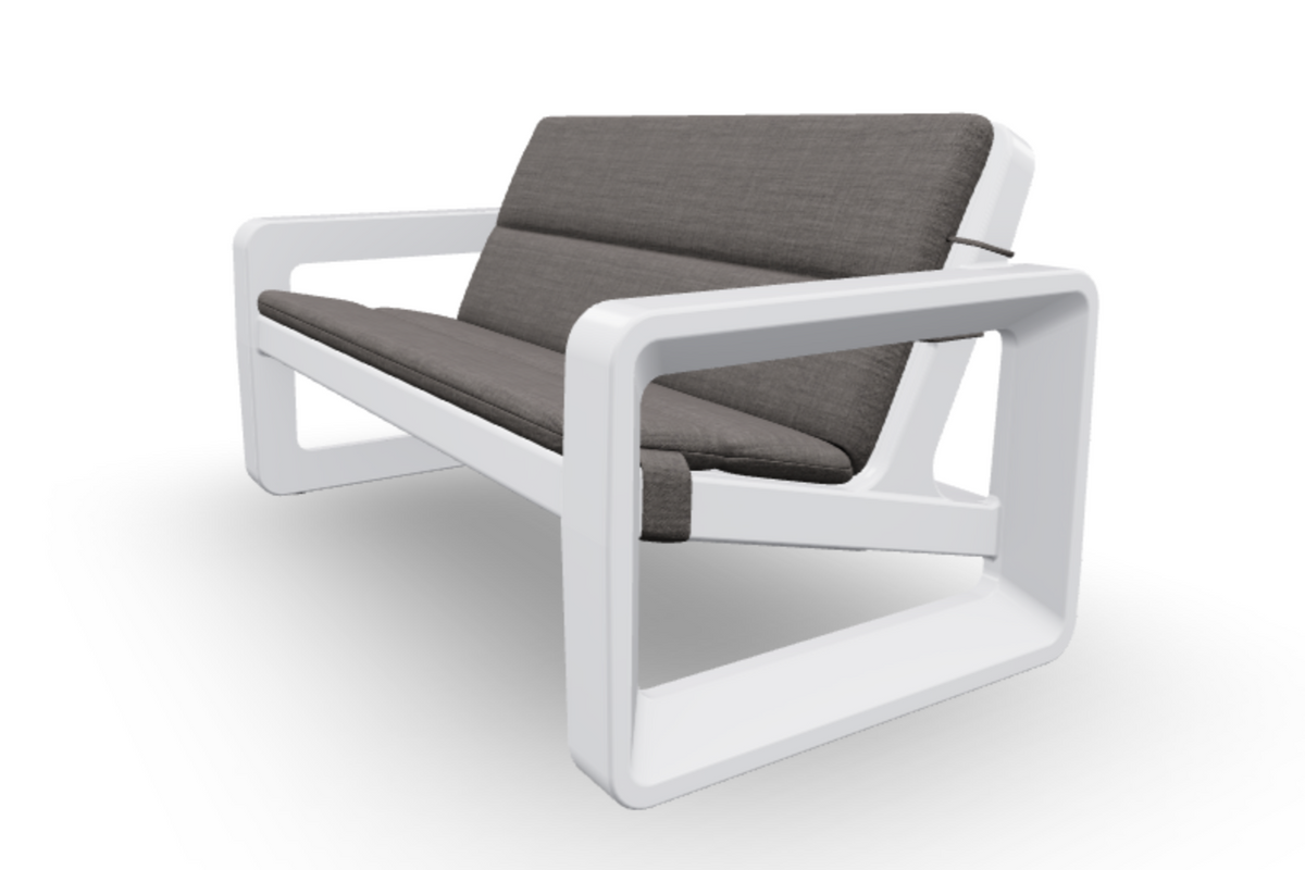Deck Loveseat Cushion, folded detail
