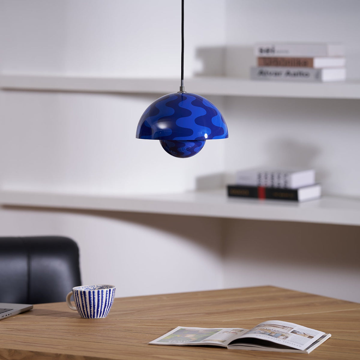 Duo Dome Pendant Light, second shade and material close up