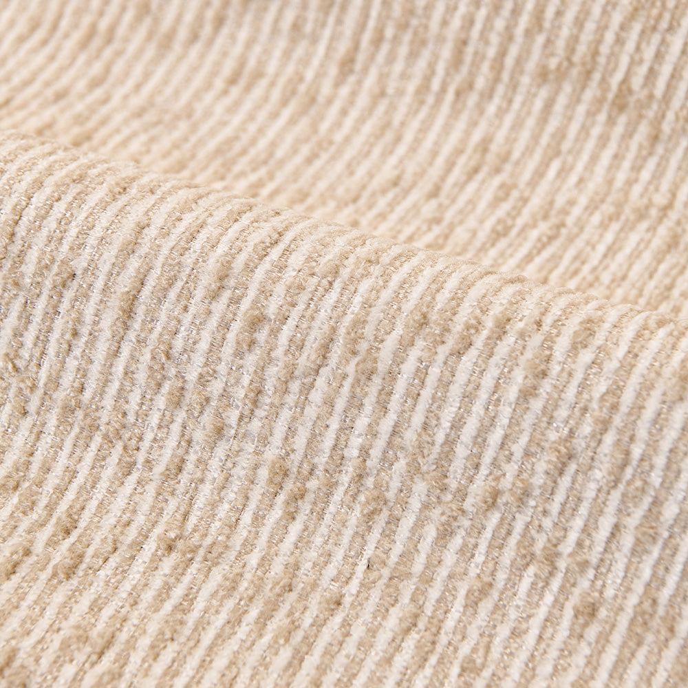 Elevated Texture Chenille Non-Slip Sofa Cover, corner and stitching detail