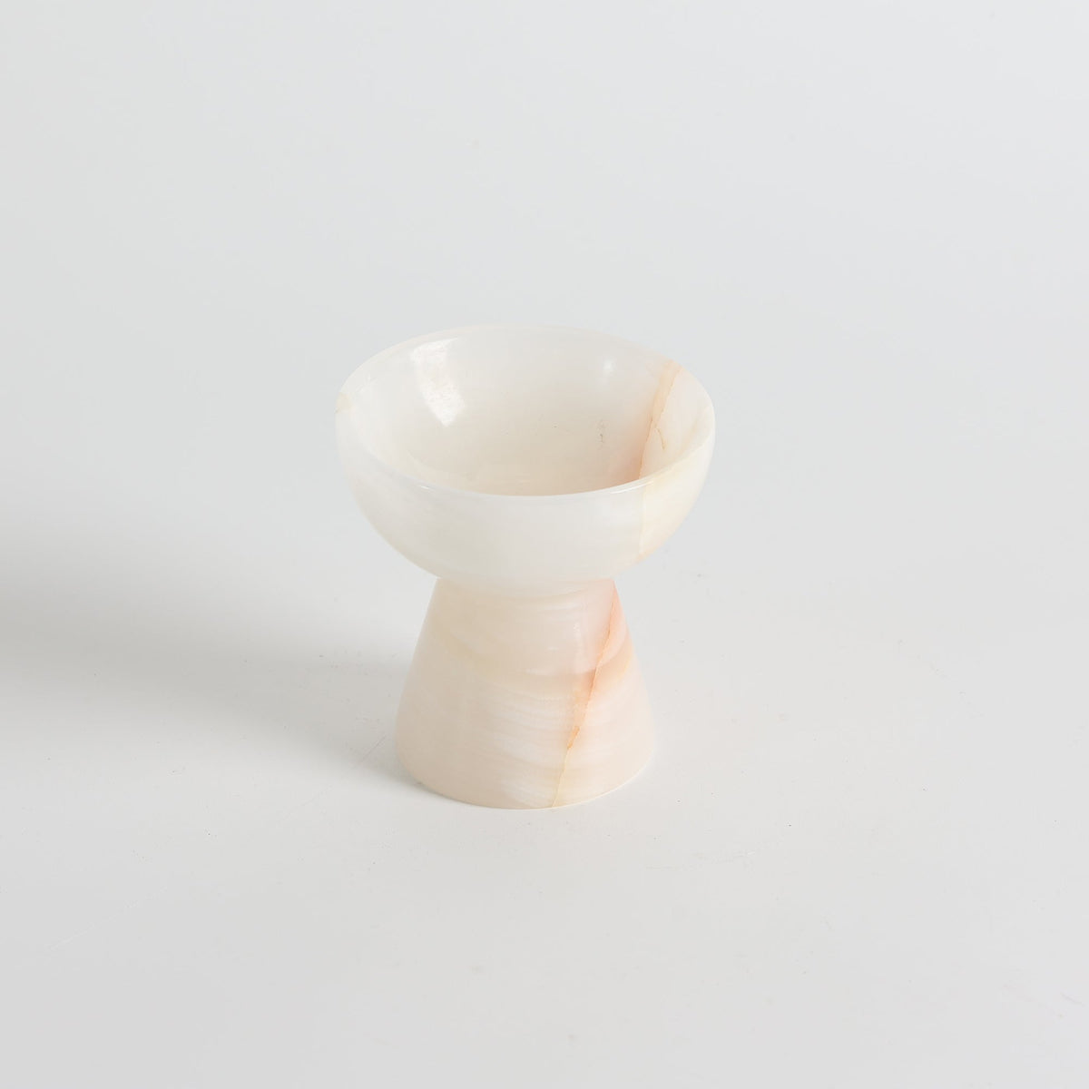 Elysian Onyx Goblet Votive, second rim and edge detail