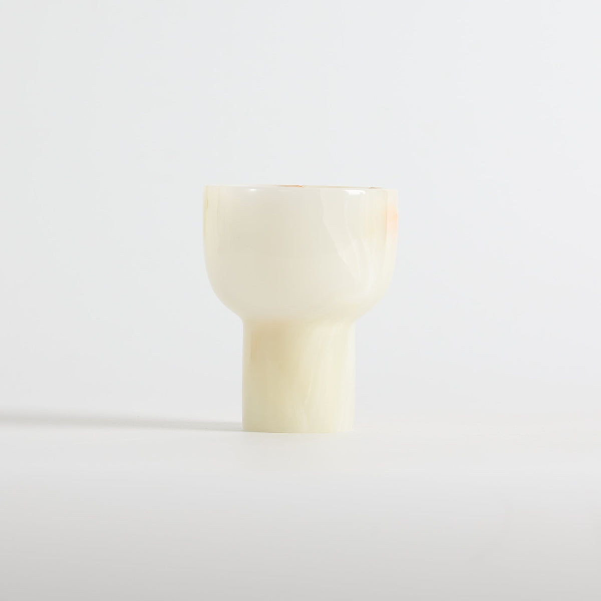 Elysian Onyx Goblet Votive, second interior view
