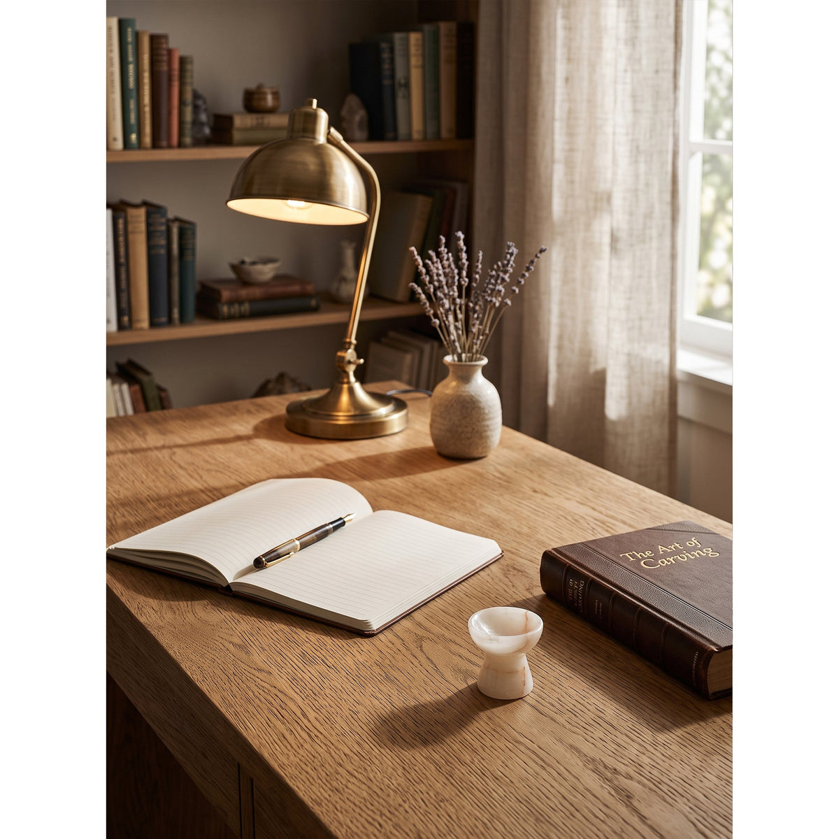 Elysian Onyx Goblet Votive, side profile