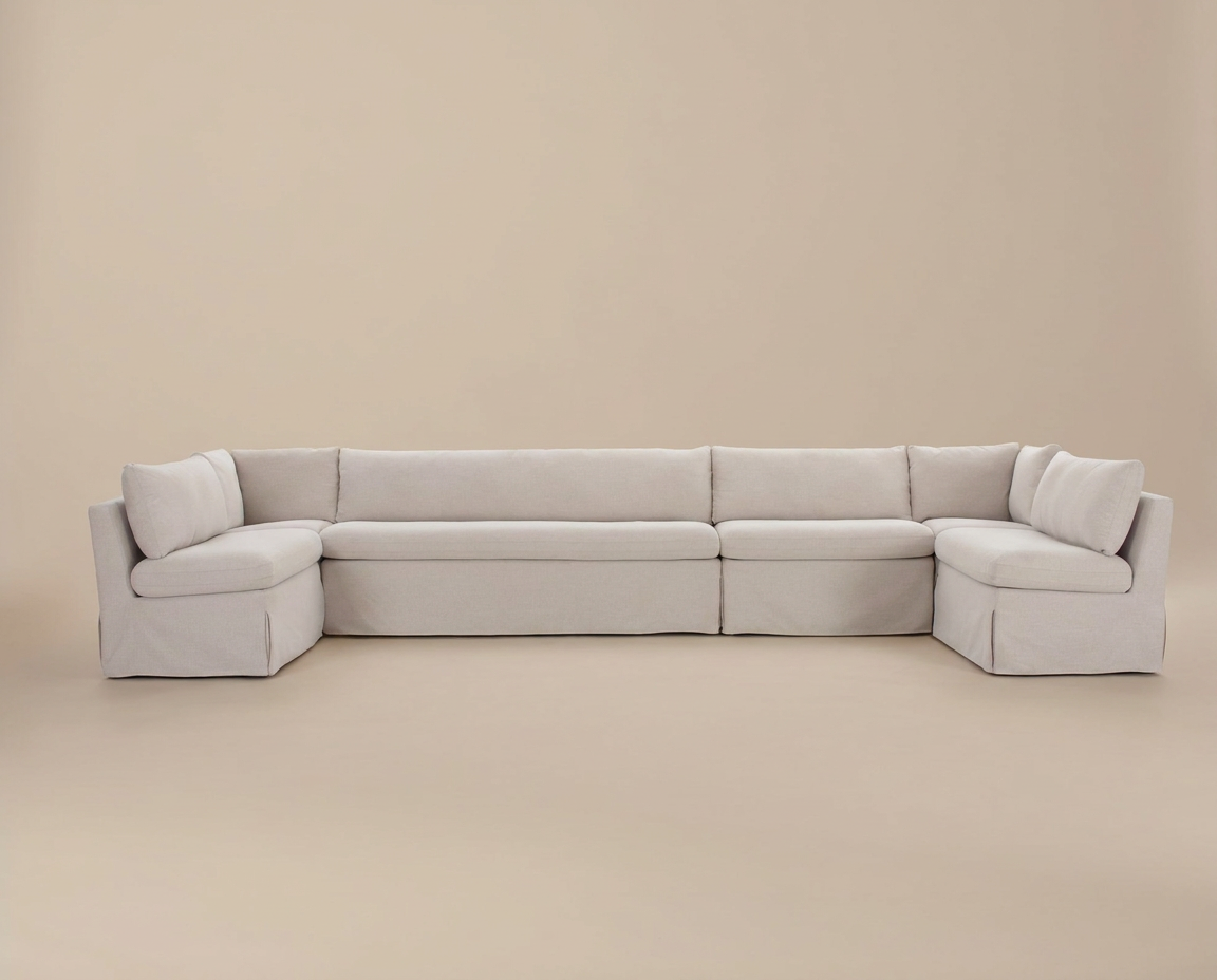 Faro Banquette, armrest and seat detail