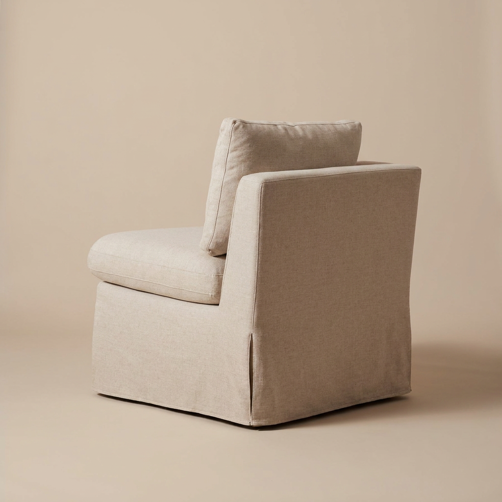 Faro Banquette, seat and cushion depth detail