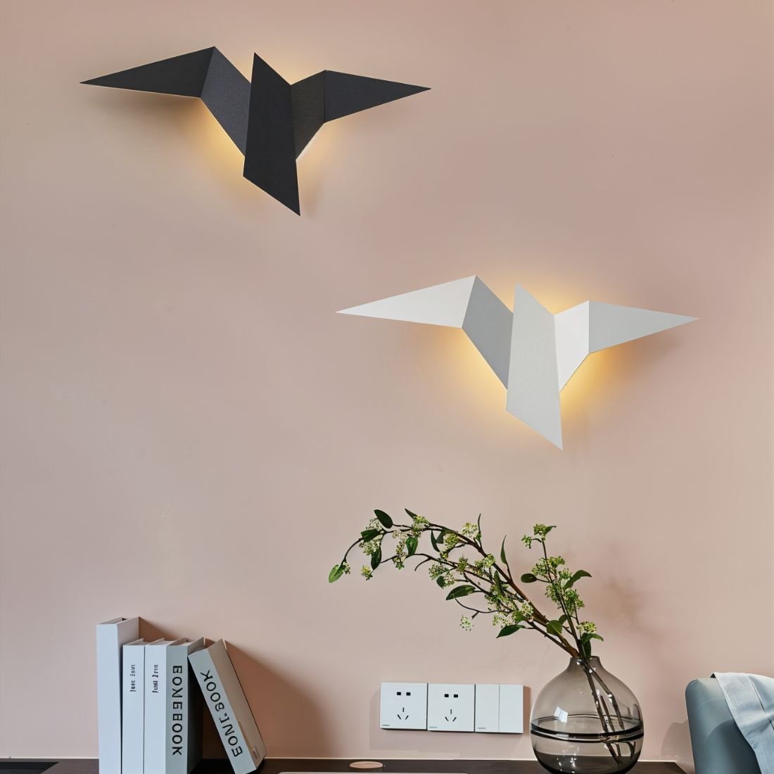 Finch Wall Lamp - Open Box, bulb and socket detail