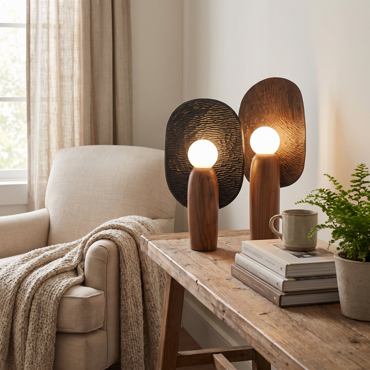 Lizbeth Wooden Table Lamp