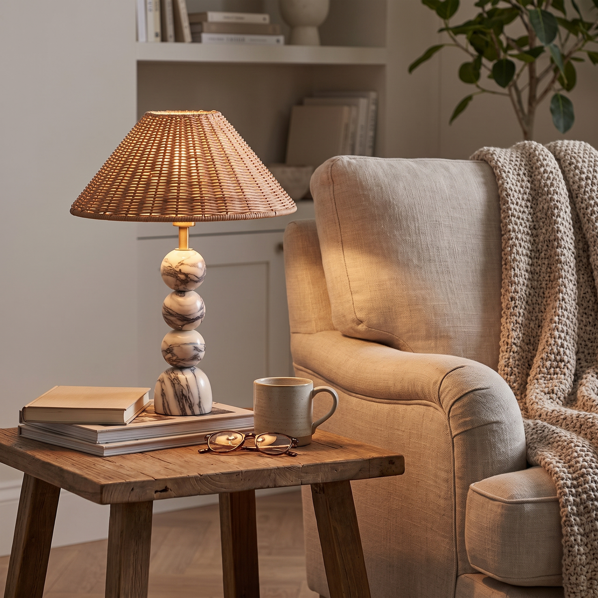 Connor Marble Table Lamp