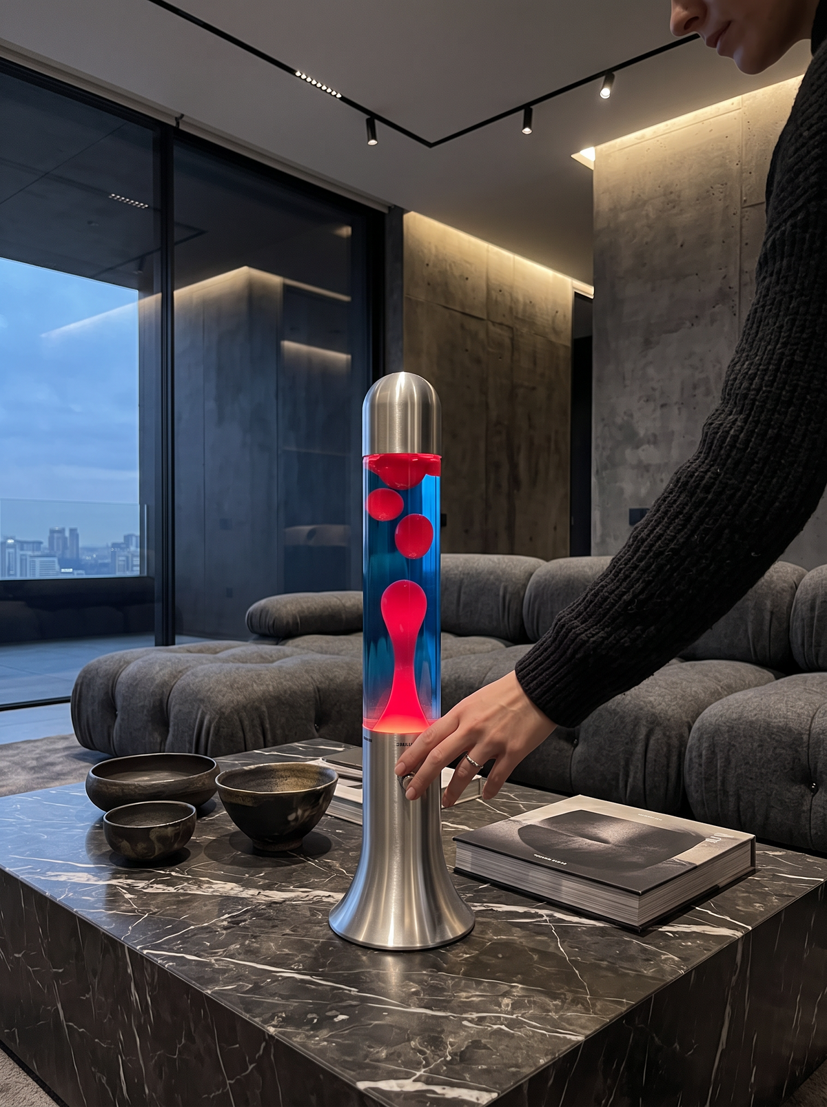 Annabelle Lava Table Lamp lifestyle 2
