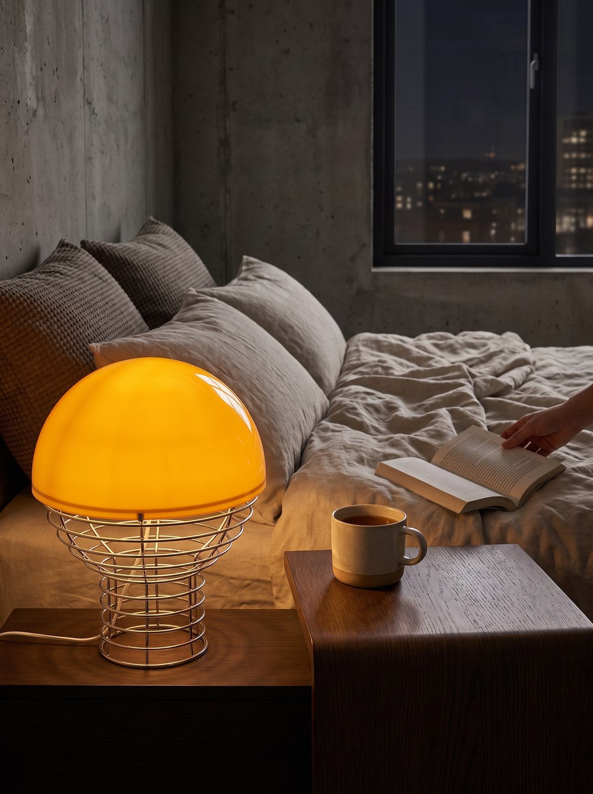 Bauhaus Glass Desk Lamp lifestyle 2