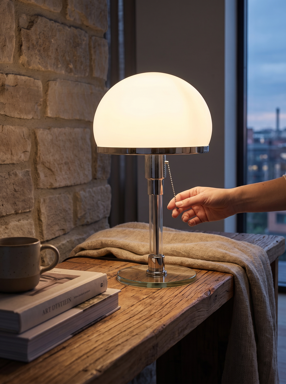 Bauhaus Globa Table Lamp lifestyle 2