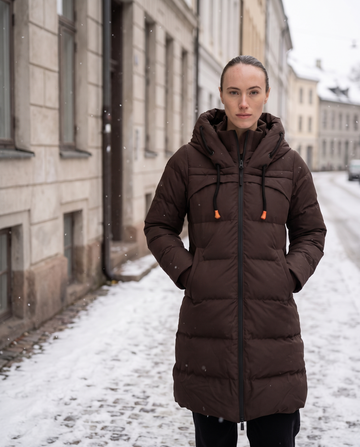 Long Thickened Hooded Down Jacket