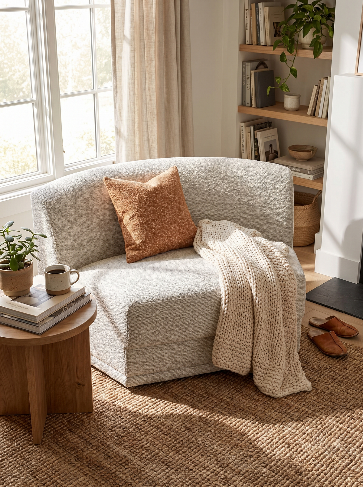CURVA armless sofa modular charm lifestyle