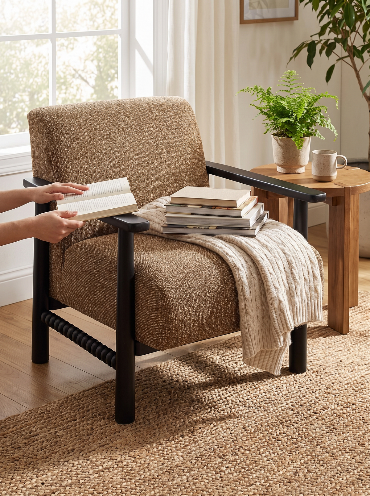 NEMAN sofa foam cushion lifestyle