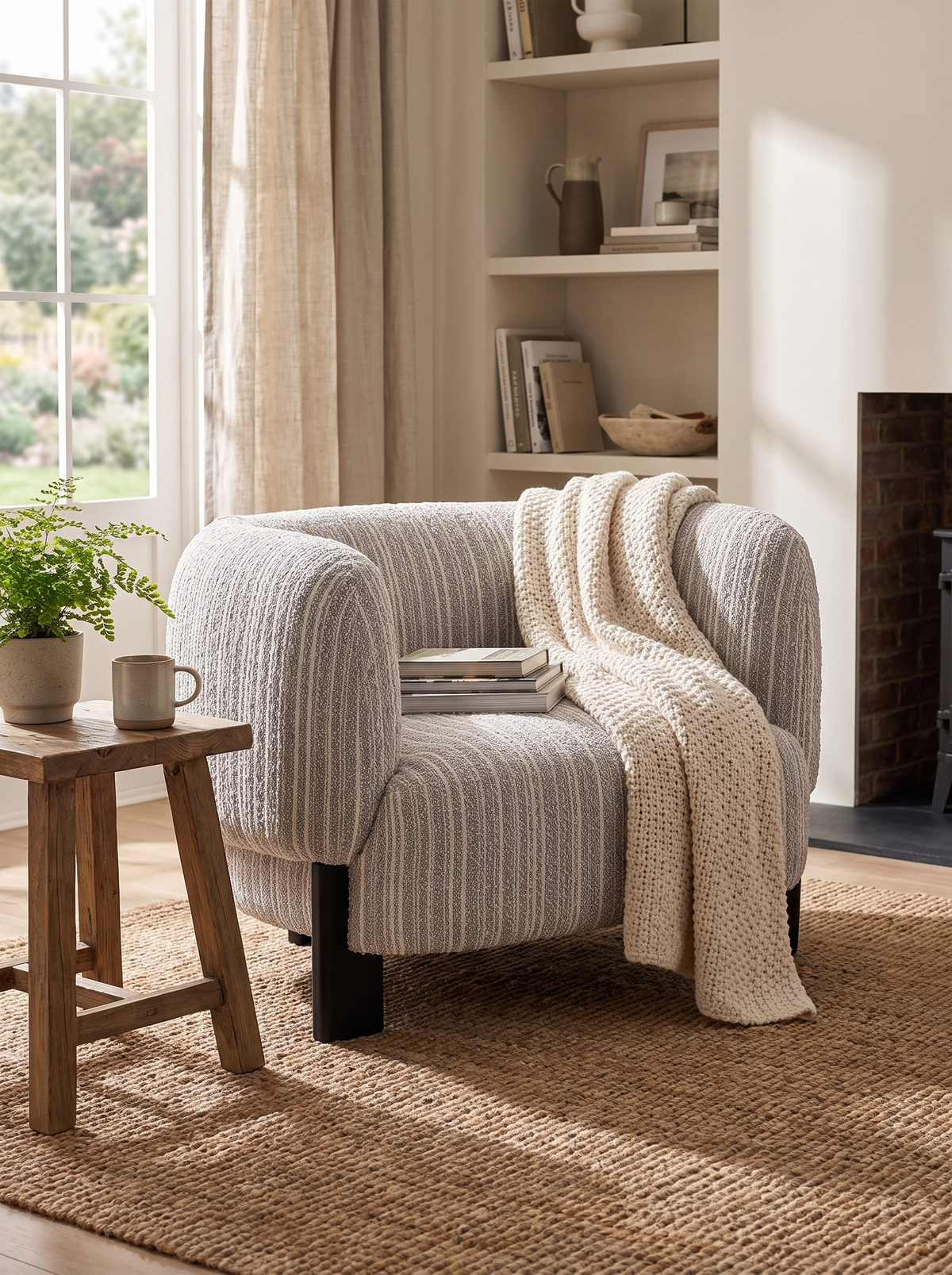 EMBRACE sofa foam support lifestyle