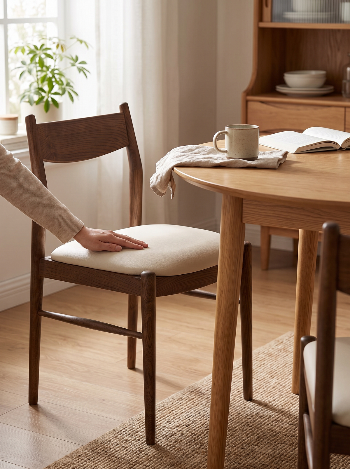 PUREA dining chair plush seat lifestyle