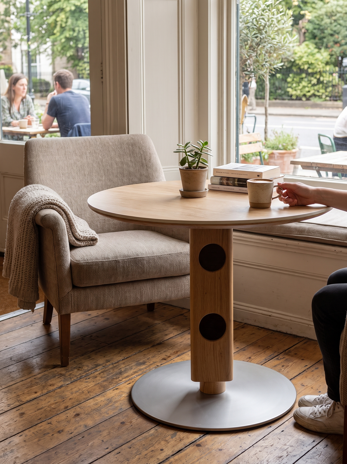 TIMELESS round table daily use lifestyle