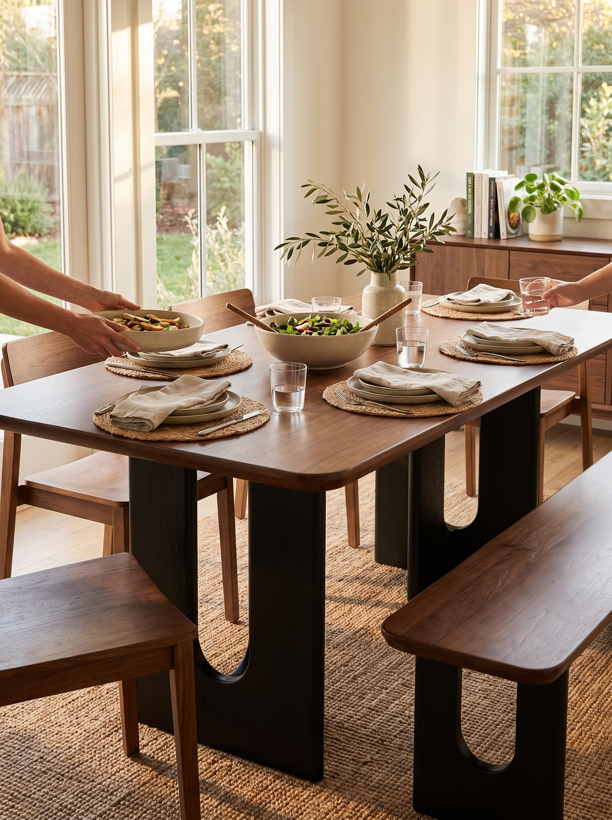 SAVOR dining table spacious top lifestyle