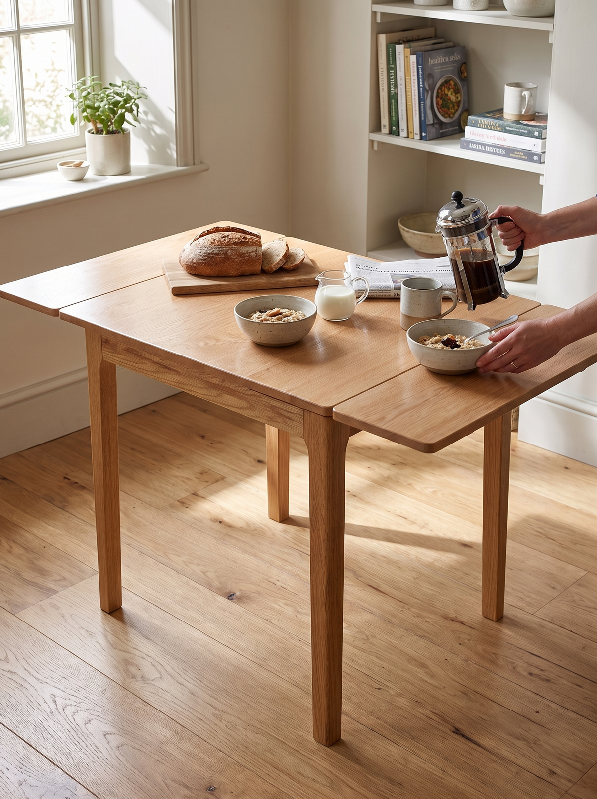 EXTENDRA dining table everyday use lifestyle