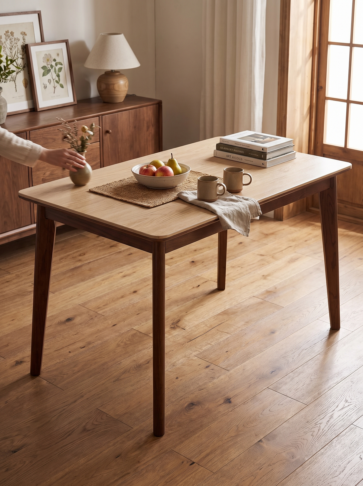 LENNOR dining table oak structure lifestyle