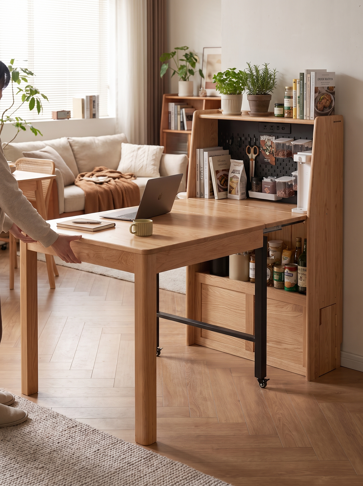 NEST extendable table smooth extension lifestyle