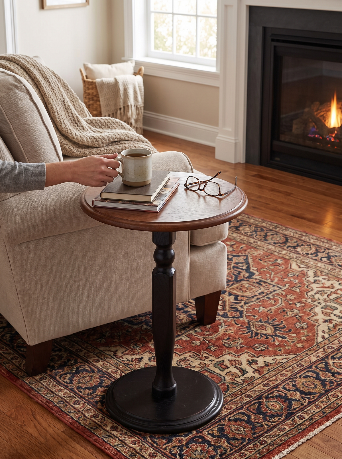MONA coffee table set two tier storage lifestyle