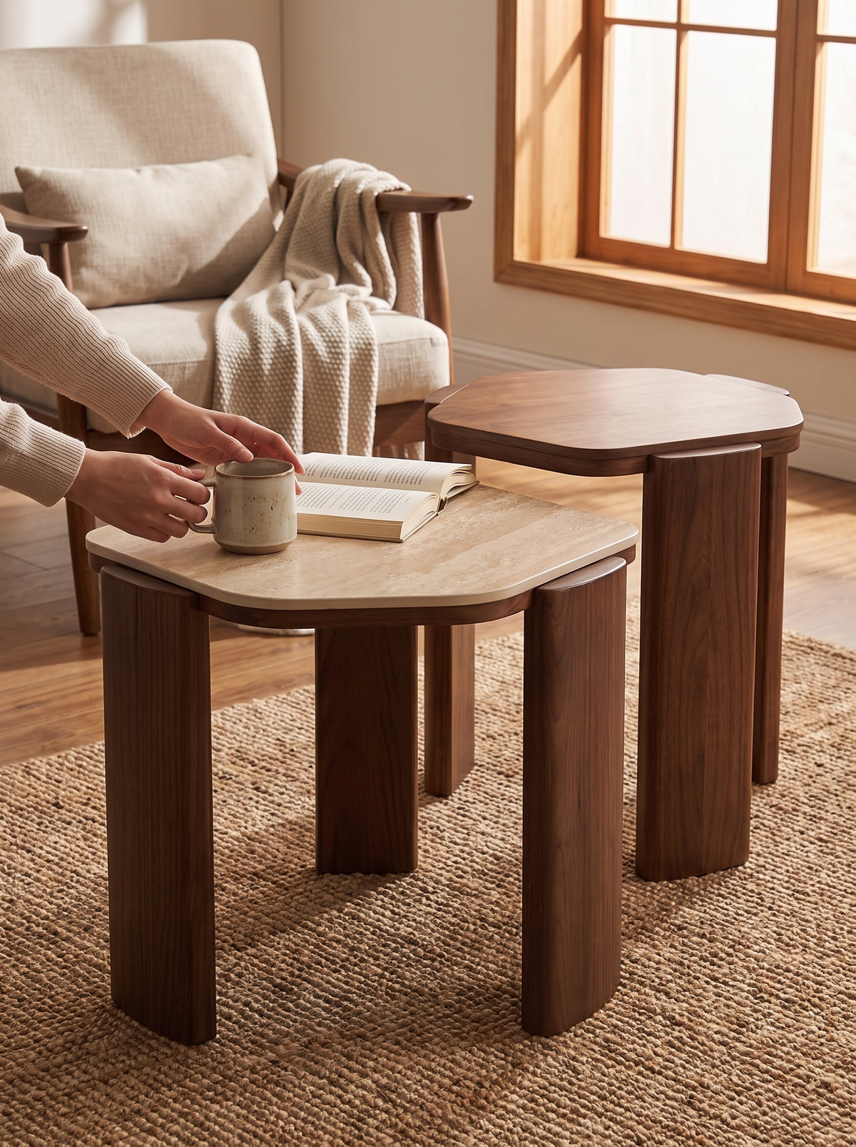 SILENCE coffee table set nesting design lifestyle