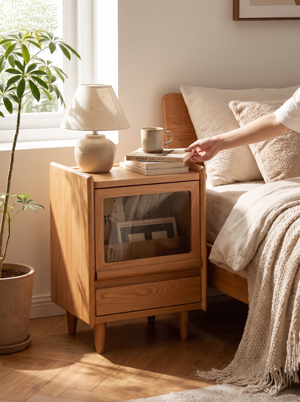 OXYGEN side table used as a surface