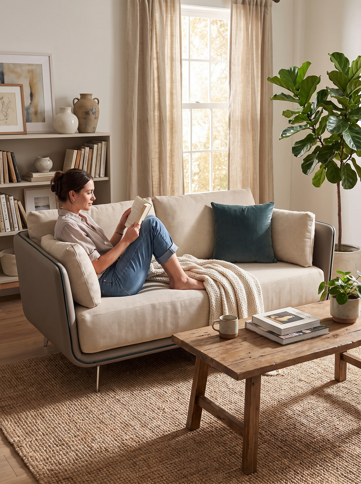 VANTA sofa texture detail