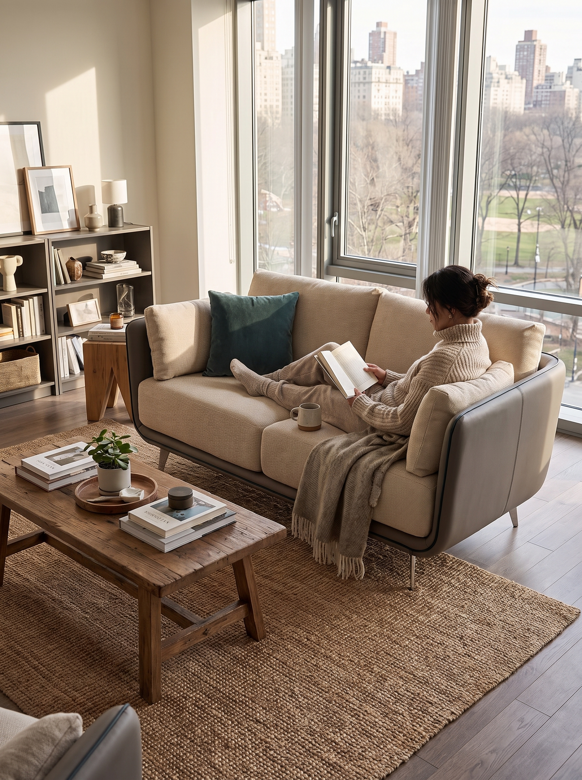 VANTA sofa two materials