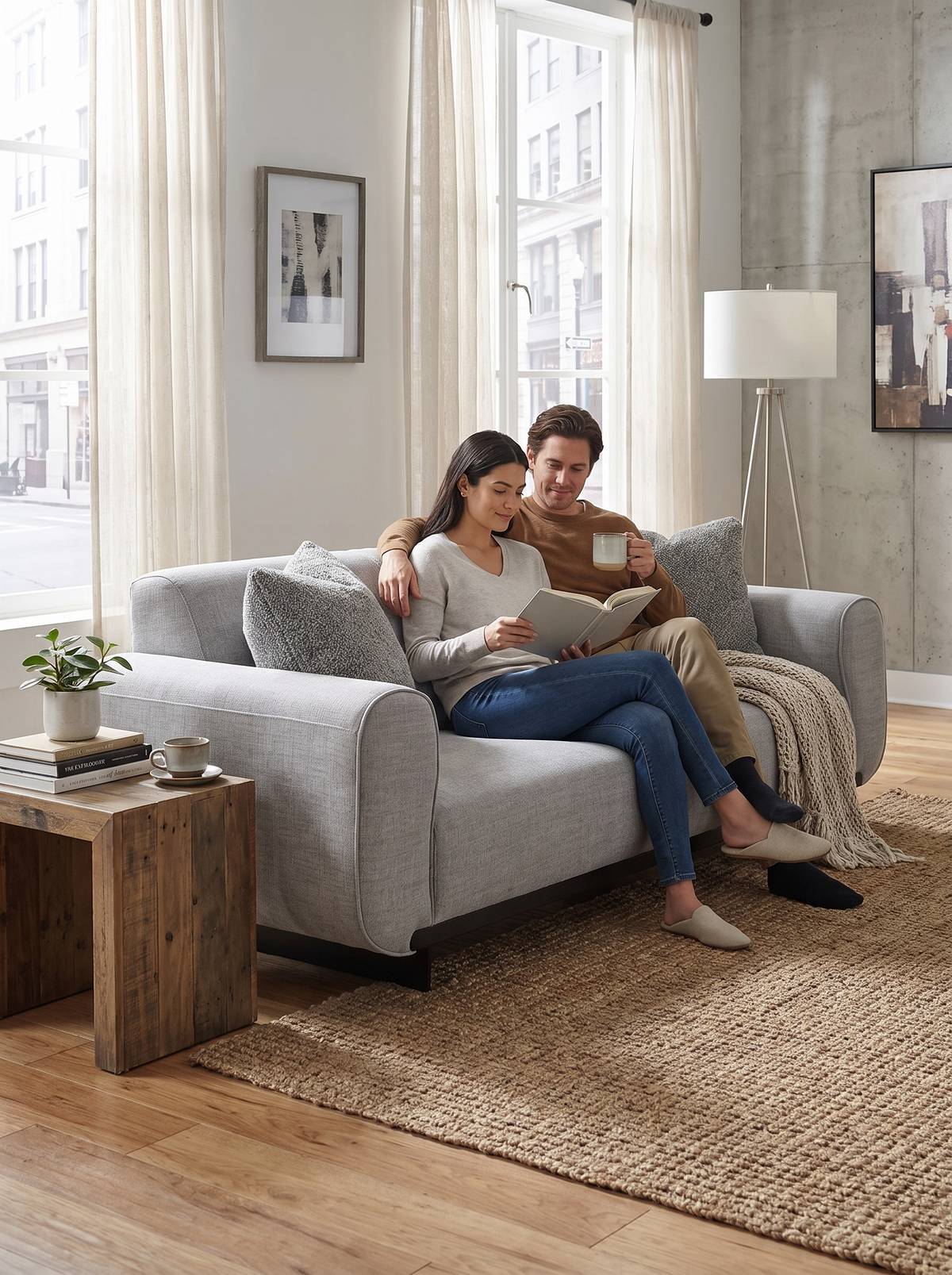 GRIDDY modern two seat comfort