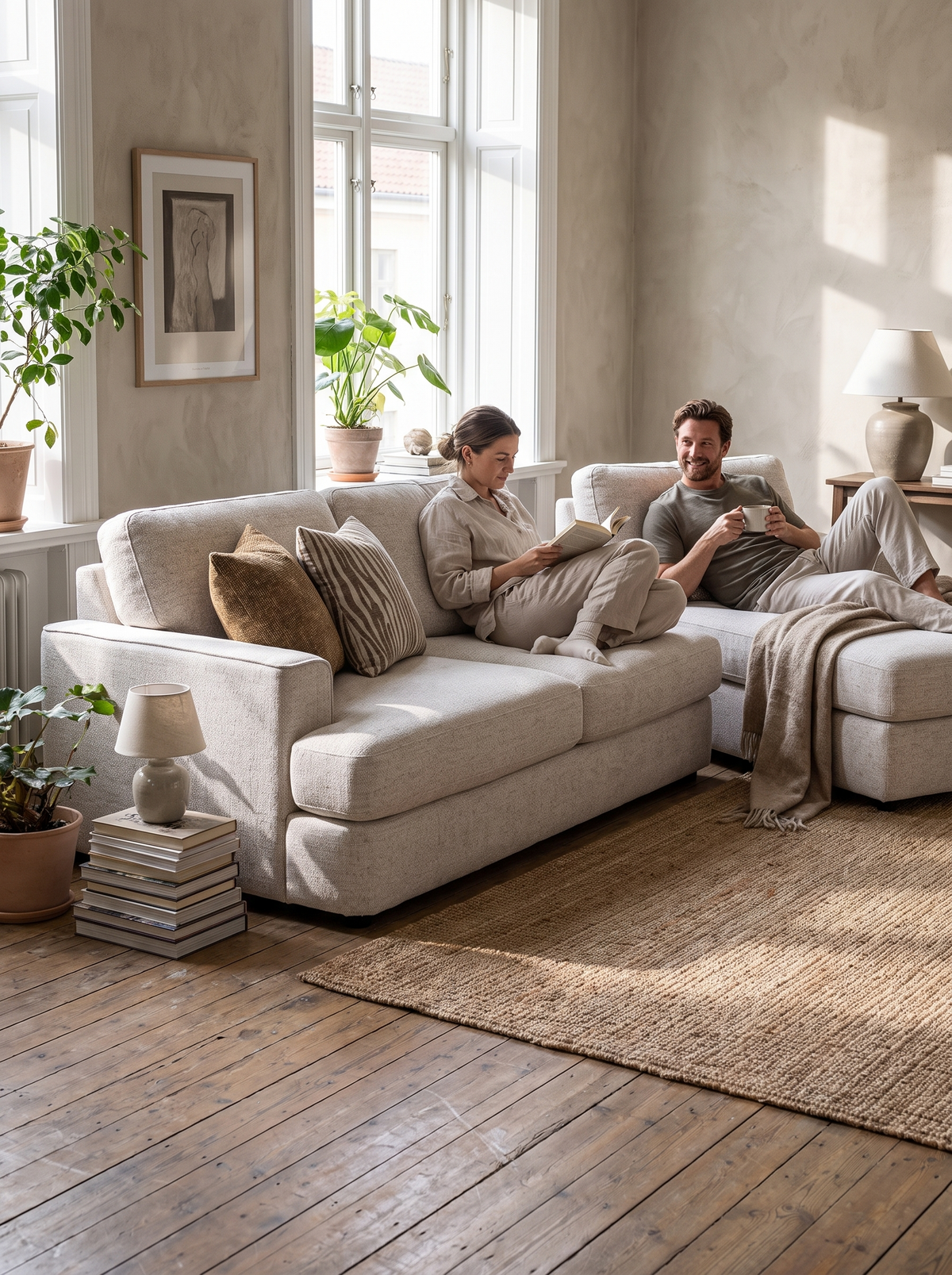 LUCENT two seats plus lounger