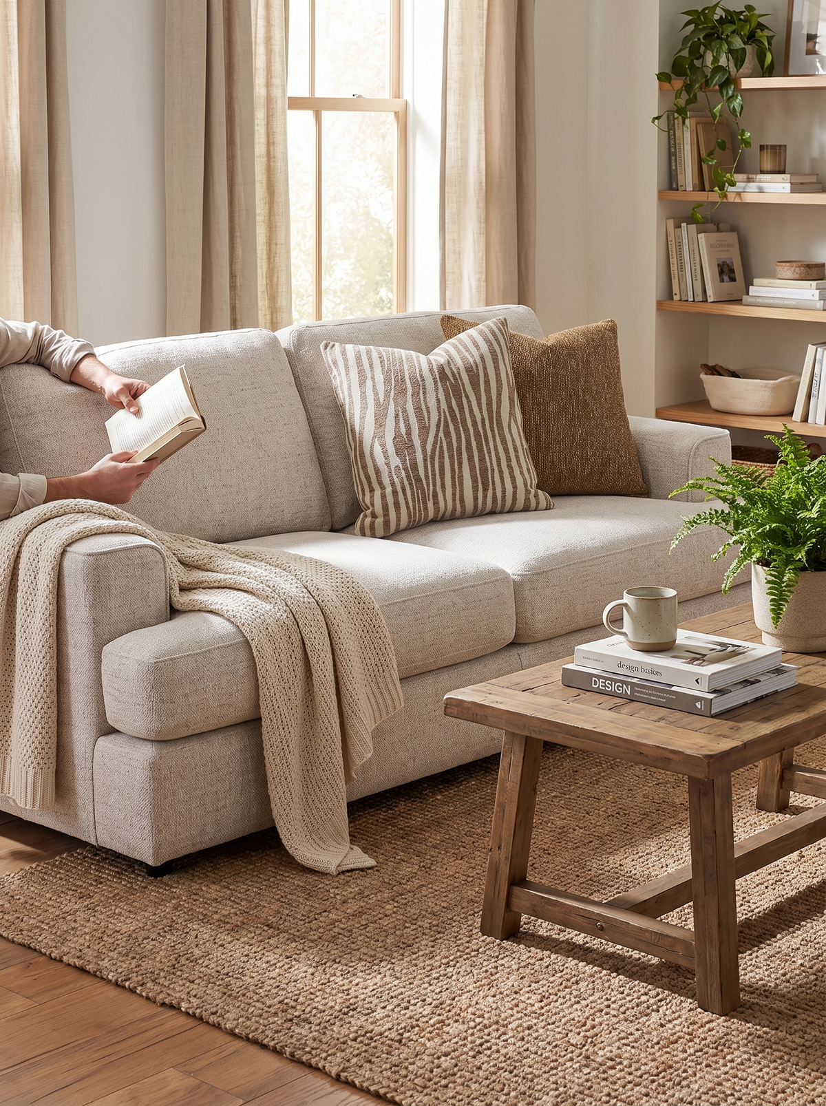 LUCENT corner mixed weave texture