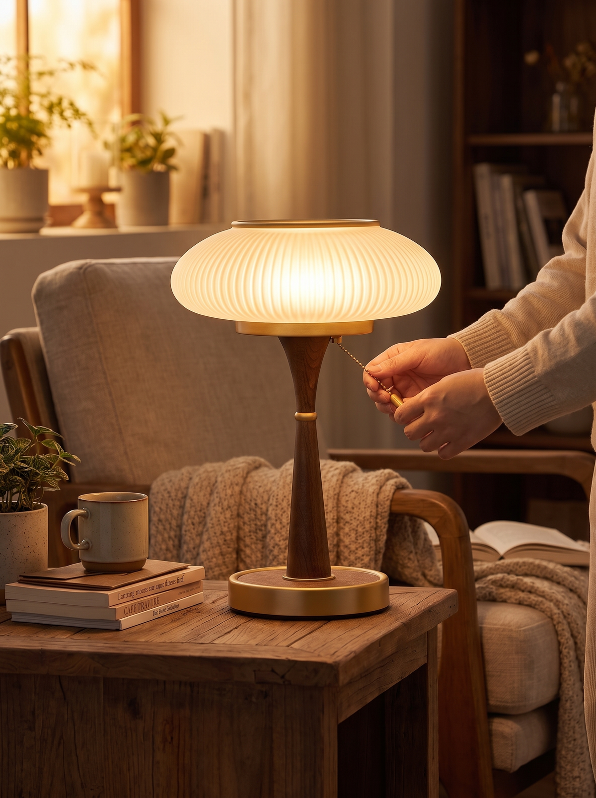 Cassandra lamp confident shape
