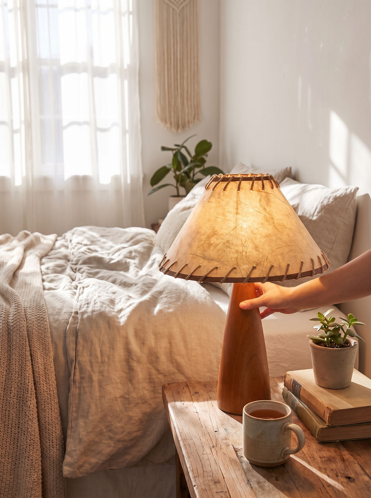 Francesca open box lamp working