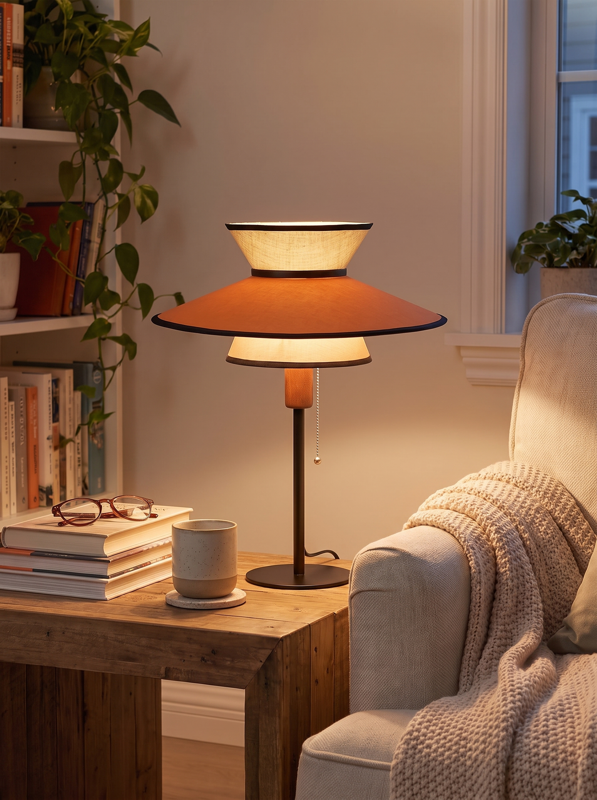 Haliya lamp on a small table