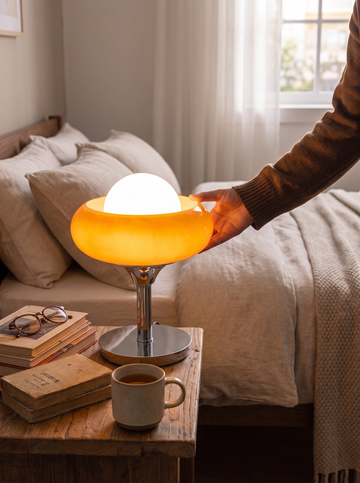 Guzzini lamp directed light