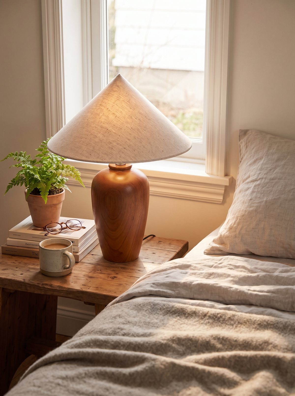 Jenipher lamp rounded shade