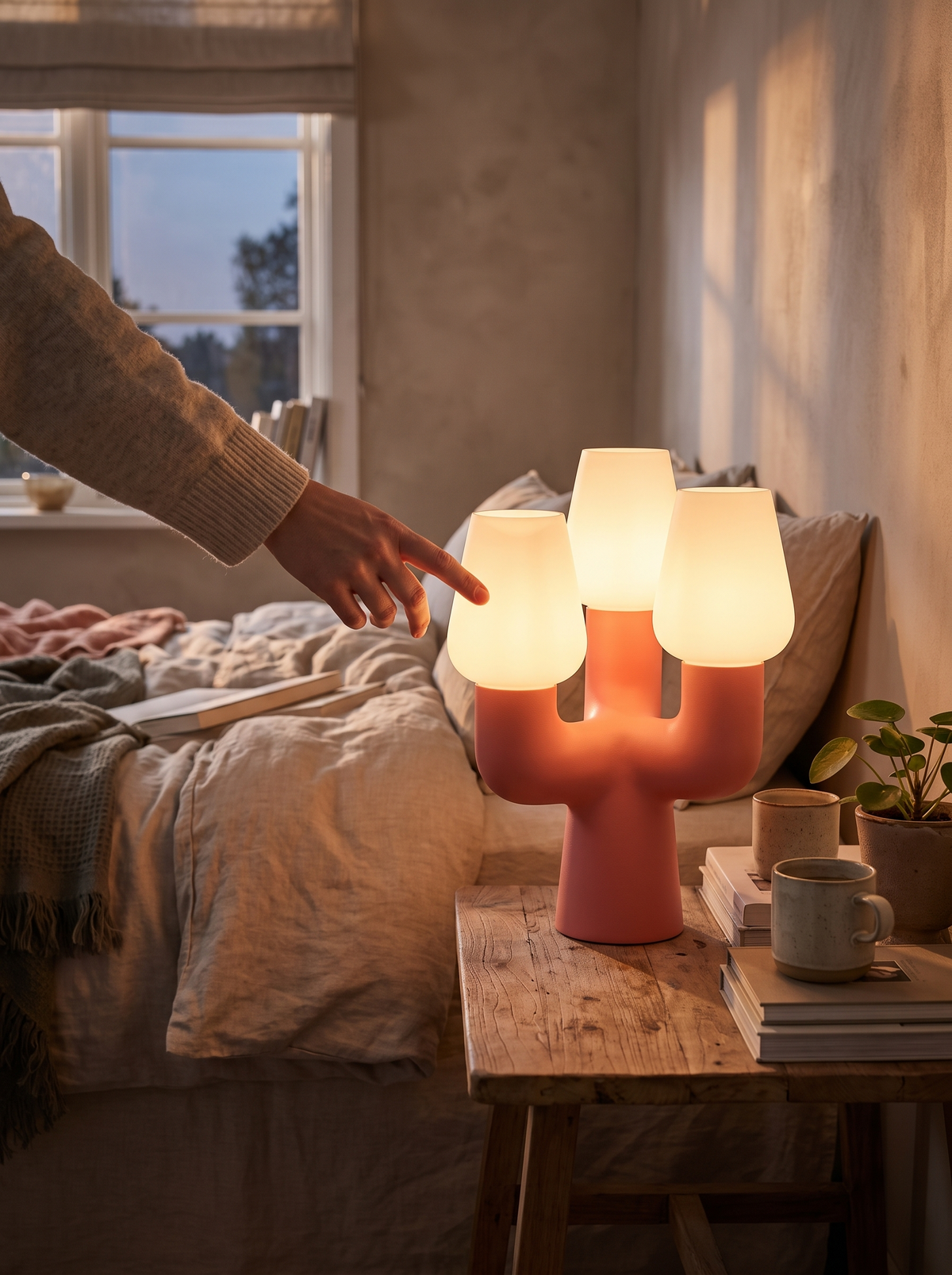 Kristala lamp scattering light