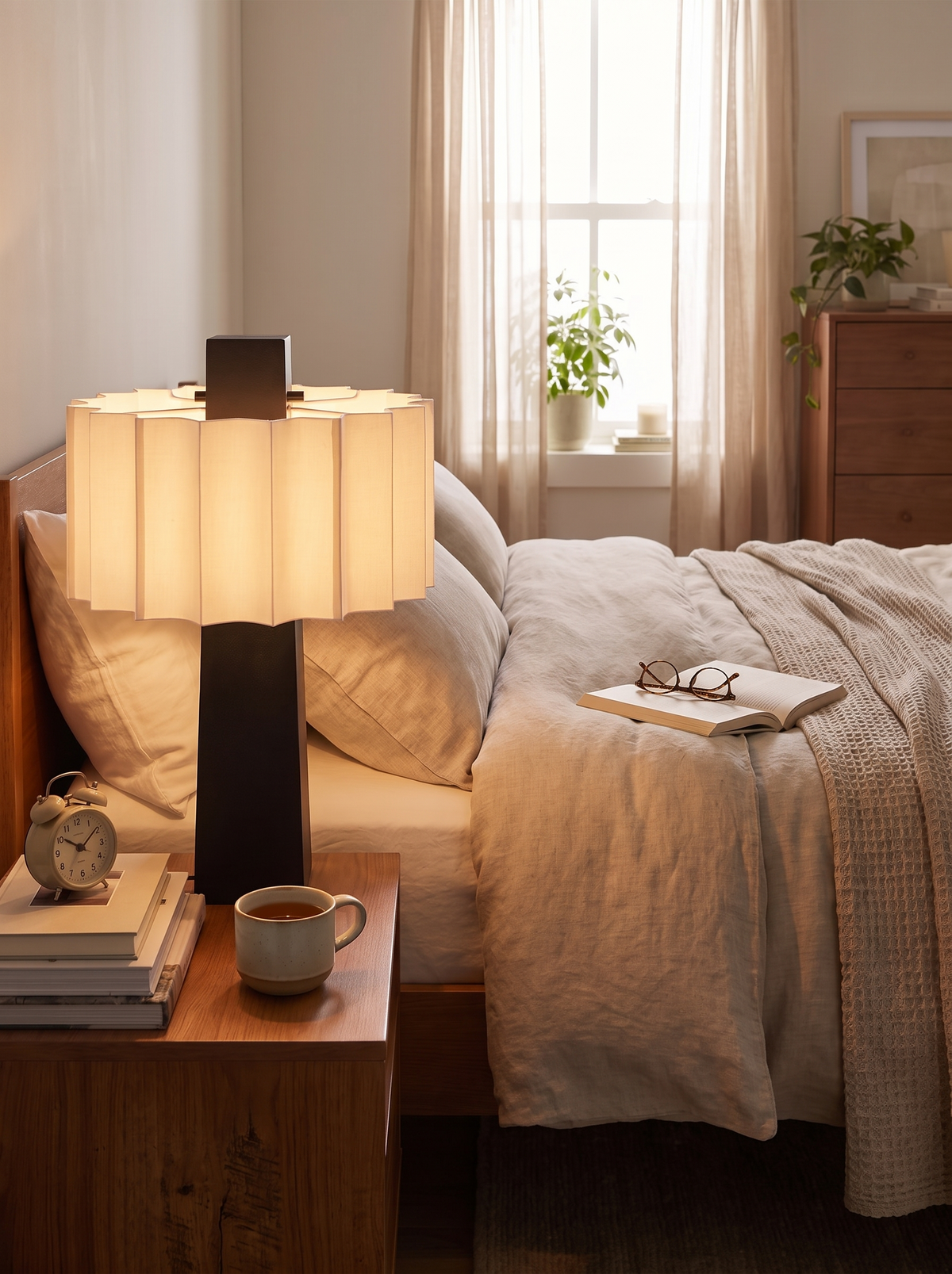 Leia lamp weighted base