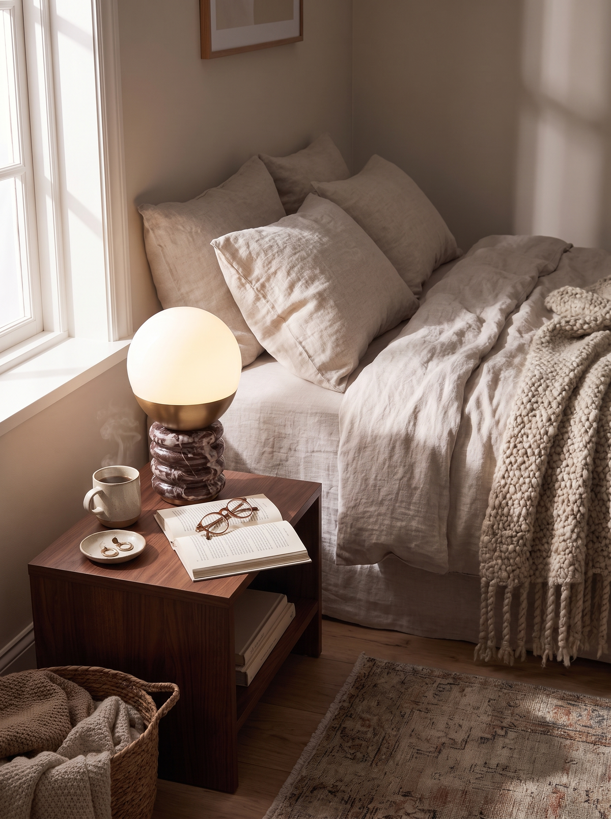 Semena Marble Table Lamp lifestyle 1