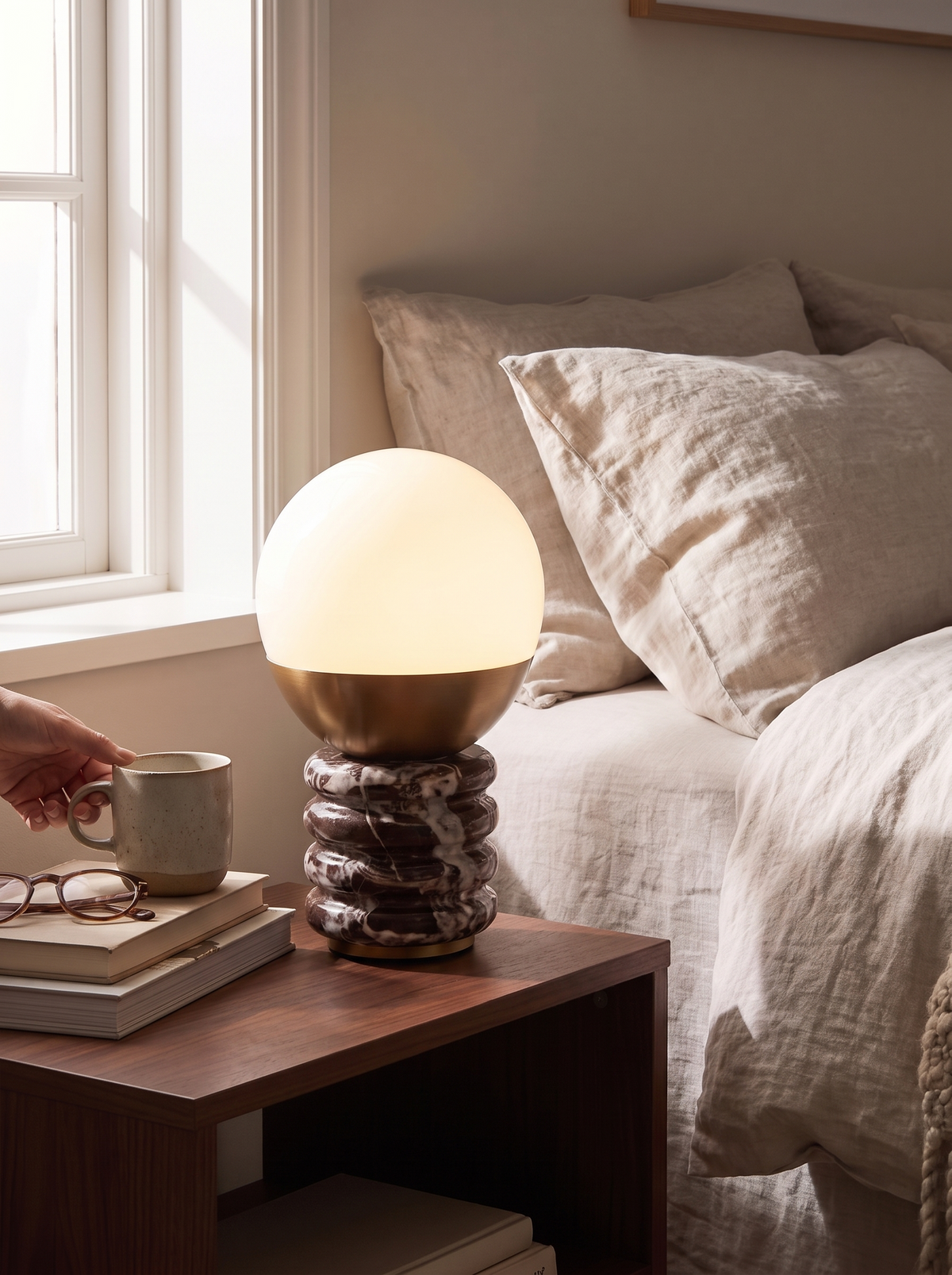 Semena Marble Table Lamp lifestyle 2