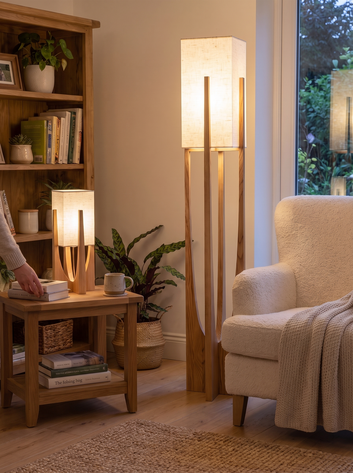 Takashido Table and Floor Lamp lifestyle 2