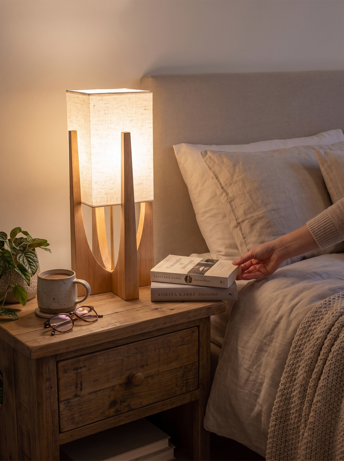 Takashido Table and Floor Lamp lifestyle 1