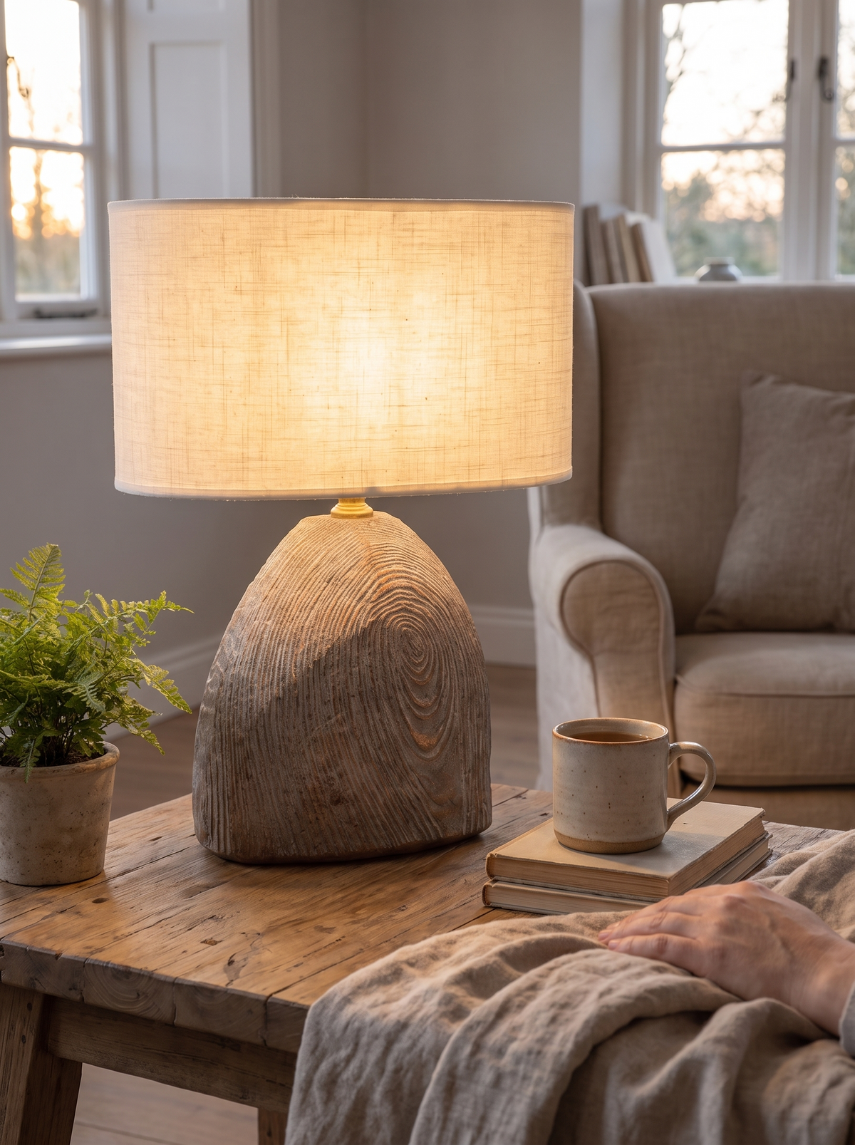 Wabi Sabi Table Lamp lifestyle 1