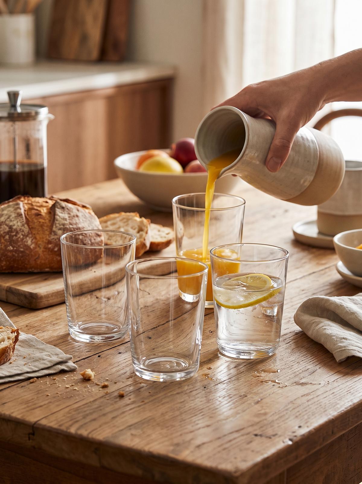 Cove Short Glass Set lifestyle 1